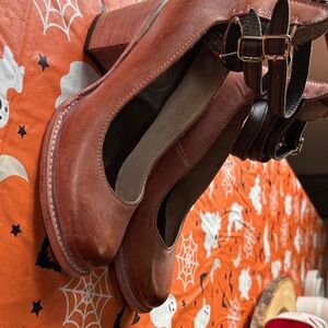 Elegant Brown Leather Women's by Freebird